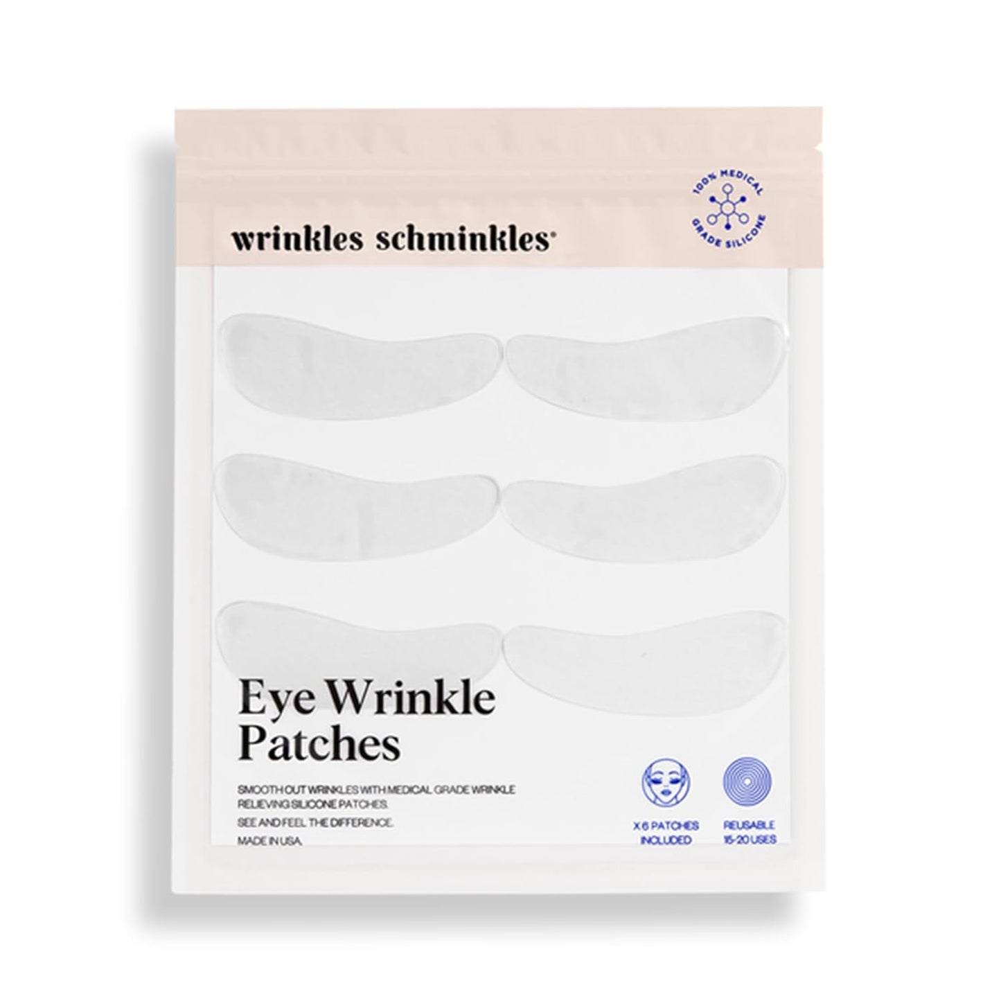 Wrinkles Schminkles Eye Wrinkle Patches (Pack of 6)