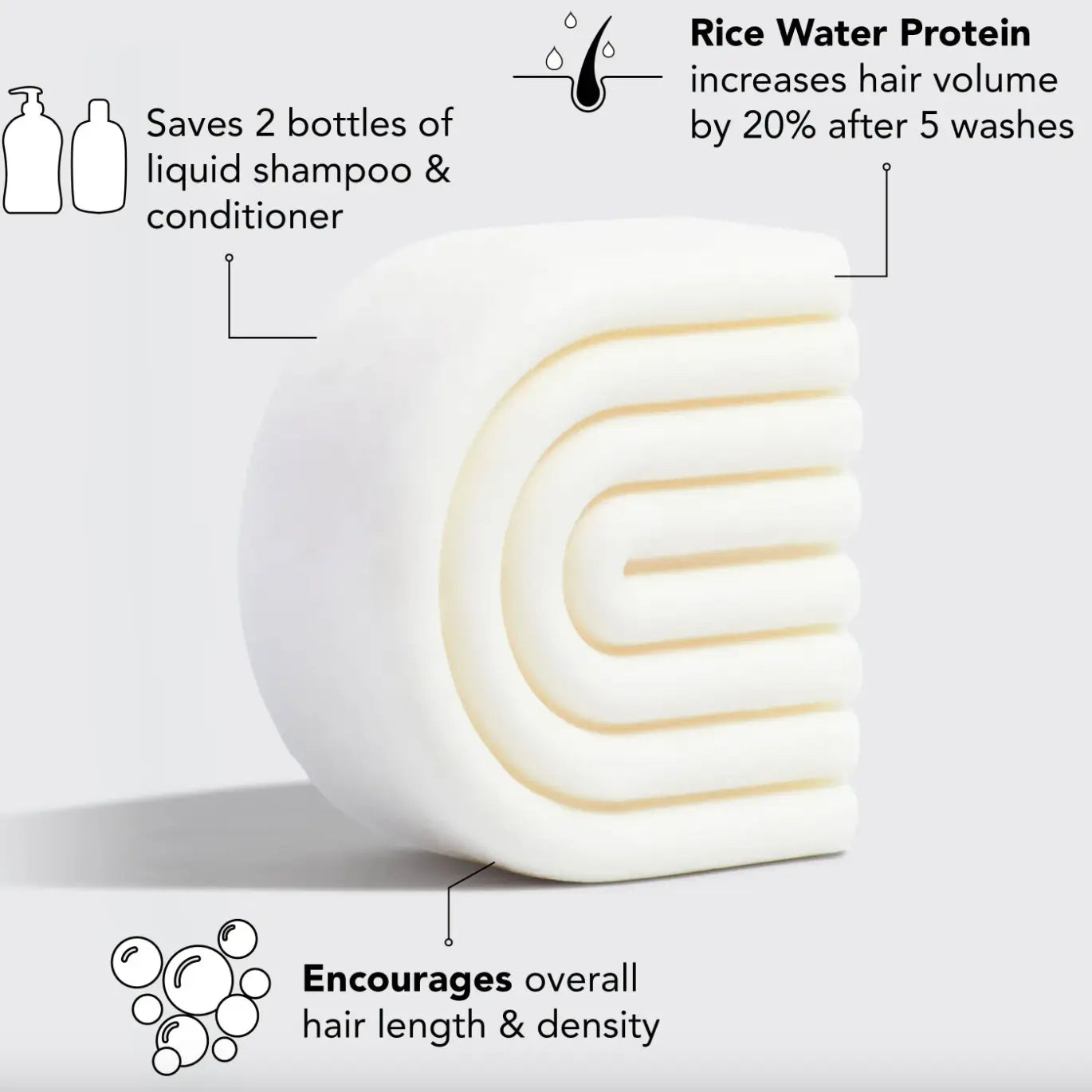 Kitsch Rice Water Protein Conditioner Bar